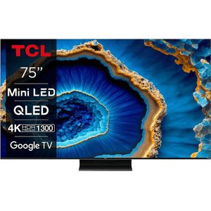 TCL 4K Android Smart QLED Mini-LED TV 75C805 144hz 75″