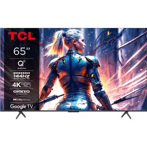 TCL 65T8BX1 QLED-Fernseher (164 cm/65 Zoll, 4K Ultra HD, Android TV, Google TV, Smart-TV, Onkyo, Gaming Fernseher, Dolby Vision, Apple TV)