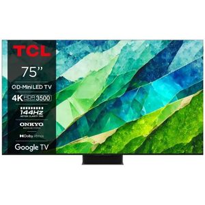 TCL - QD Mini-LED 75C89B - LED-tv - 75 inch - 4K - 144 Hz