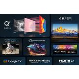 TCL C69 55C69B tv 139,7 cm (55") 4K Ultra HD Smart TV Wifi Titanium 450 cd/m²