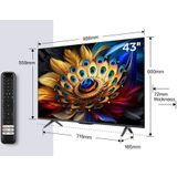 TCL - 43C69B - TV - Zwart - 43 inch - 4K HDR