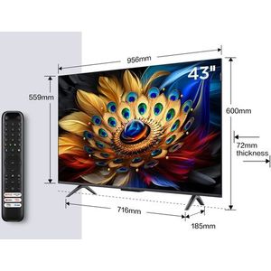 TCL - 43C69B - TV - Zwart - 43 inch - 4K HDR