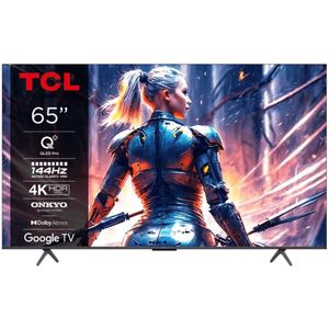 TCL - QLED 65C72B - Televisie - Zwart - QLED - HDMI 2.1 - 144hz - VRR