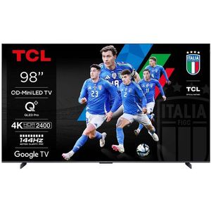 TCL - 98C765 - Smart TV - Zwart - 98 Inch - QD-Mini-LED - 4K UHD