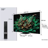 Tcl - 55C7K - QD-Mini LED - Google TV - 55 Inch - Modern Ontwerp