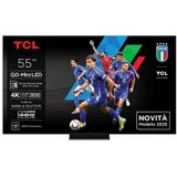 Tcl - 55C7K - QD-Mini LED - Google TV - 55 Inch - Modern Ontwerp