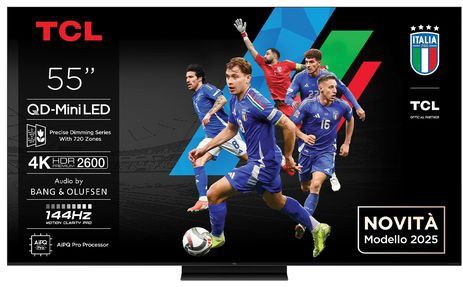Tcl - 55C7K - QD-Mini LED - Google TV - 55 Inch - Modern Ontwerp