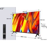 TCL - V5C - QLED-TV - 43 inch - Full HD