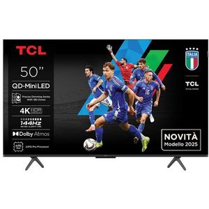 TCL - 50C6K QD-MiniLED - Televisie - 50 Inch - 4K UHD - Smart TV