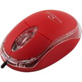 Esperanza TM102R Titanium Wired mouse (rood)