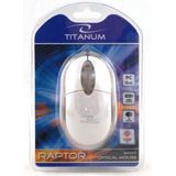Titanum - TM102W - Optische Muis - Wit - Bedraad
