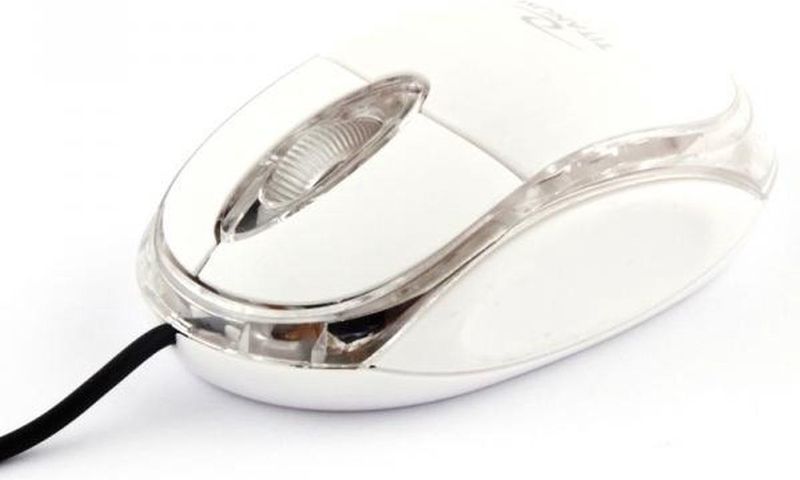 Titanum - TM102W - Optische Muis - Wit - Bedraad