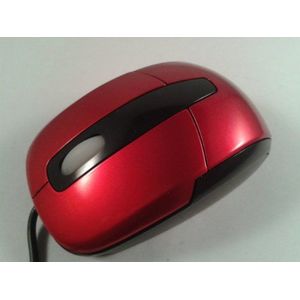 Esperanza - TITANUM TM108R BARRACUDA - Wired USB Optical Mouse - Zwart - Rood - 1000 DPI