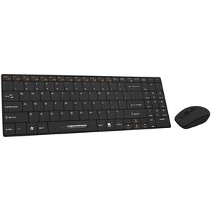 Esperanza EK122K LIBERTY - SLIM draadloos Keyboard + draadloos Mouse USB | 2.4 GHz