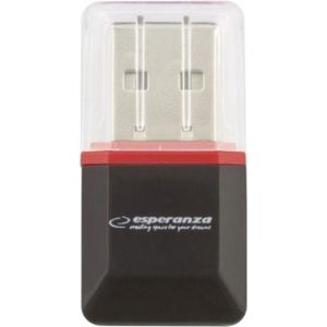 Esperanza Micro SD USB Kaartlezer - Compact