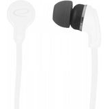 Esperanza EH147W Hoofdtelefoon Hoofdtelefoon Bedraad In Oor Muziek Wit (NC, Bedraad), Koptelefoon, Wit