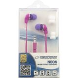 Esperanza eh147p Pink intraaural in-ear hoofdtelefoon – hoofdtelefoon (intraauraal, in-ear, neodymium, bedraad, 1,2 m, roze)