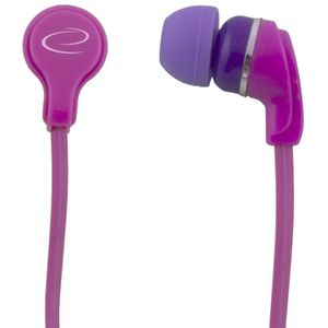 Esperanza eh147p Pink intraaural in-ear hoofdtelefoon – hoofdtelefoon (intraauraal, in-ear, neodymium, bedraad, 1,2 m, roze)