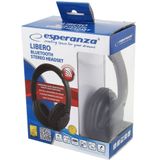 Esperanza Bluetooth Koptelefoon Libero Zwart - Draadloze hoofdtelefoon
