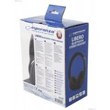 Esperanza Bluetooth Koptelefoon Libero Zwart - Draadloze hoofdtelefoon
