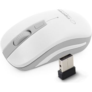 Esperanza EM126EW URANUS - draadloos Mouse Optical USB|NANO Output 2,4 GHz