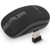 Esperanza - EM126EK - Draadloze Muis - Grijs - Zwart