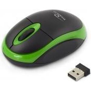 Titanum - Vulture - Draadloze Computermuis - Groen - USB-ontvanger