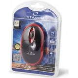 Souris Sans Fil Esperanza Titanum Vulture 3D TM116R (zwart/rood)