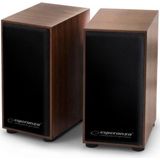 Esperanza Stereo Speakers 2.0 Folk - met Houten Behuizing