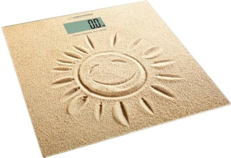 Esperanza - Weegschaal - Zandkleurig - Veiligheidsglas - 180 kg