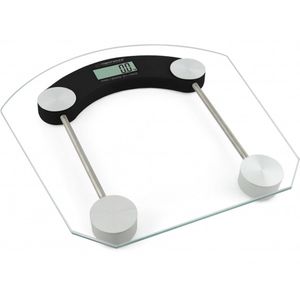 Esperanza - EBS008K - Elektronische Personenweegschaal - Zwart - Glas