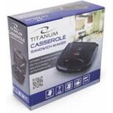 TITANUM CASSEROLE - Sandwichtoaster - 700 W - schwarz