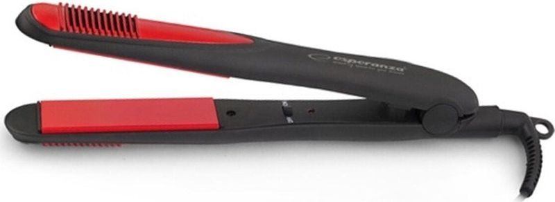 Esperanza Brilliant haarstyler Stijltang -Zwart-Rood