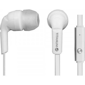 Esperanza TITANUM TH109W - Stereo Earphone met microfoon wit