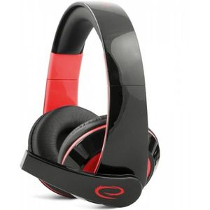 Esperanza EGH300R CONDOR - stereo headset met microfoon voor games - rood
