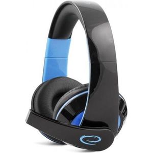Esperanza - EGH300B - Hoofdtelefoon - Zwart, Blauw - Bedraad, Gaming
