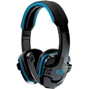 Esperanza EGH310B RAVEN - stereo headset met microfoon voor games - blauw