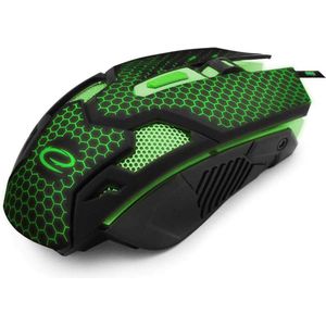 Esperanza - MX207 Cobra - Gaming Muis - Groen - Bedraad