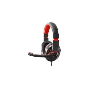Esperanza - Crow EGH330R - Gaming Headset - Rood - Zwart - Bedraad
