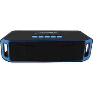 Esperanza - EP126KB - Draagbare Luidspreker - Blauw - Zwart - Bluetooth met FM-radio