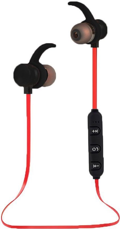 Esperanza EH186K Draadloze In-ear Sport Hoofdtelefoon Bluetooth Zwart/Rood