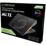 Esperanza - EGC101 - Laptopkoelbasis - RGB LED - Slank Ontwerp - USB Aansluiting