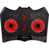 Esperanza illuminated gaming notebook cooling pad buran