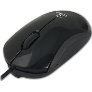 Titanum TM125K Titanium Wired mouse (zwart)