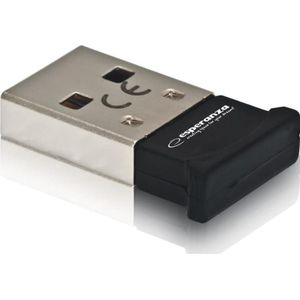 Esperanza - EA160 - Bluetooth Adapter - Zwart - USB 5.0