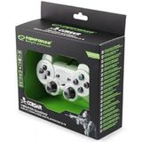 Esperanza Vibraties PC/PS2/PS3 CORSAR EG106W USB-gamepad - DPD wit