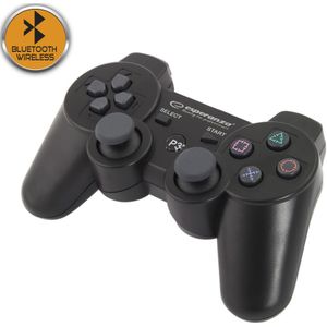 Draadloze Gaming Afstandsbediening Esperanza Marine GX700 Zwart Bluetooth PlayStation 3