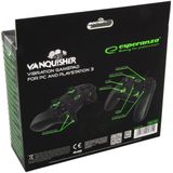 Gamepad + Esperanza + Vanquisher + EGG110 K +% 28 PC + PS3% 3B + Schwarz + Farbe + Grun + Farbe 29