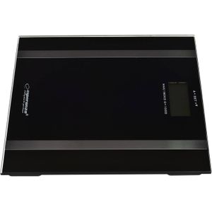 Esperanza - EBS018K - Elektronische Weegschaal - Zwart - Gehard Glas