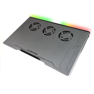 Esperanza rgb illuminated gaming notebook cooling pad boreas